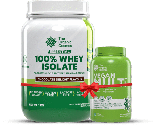 TOC 100% WHEY ISOLATE 1KG + TOC VEGAN MULTIVITAMIN 100 CAPS