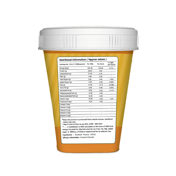 ORGANIC JAGGERY PEANUT BUTTER - Image 3