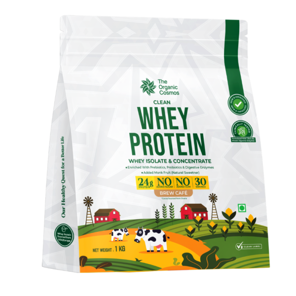 1 KG Clean Whey Protein_ Brew Cafe