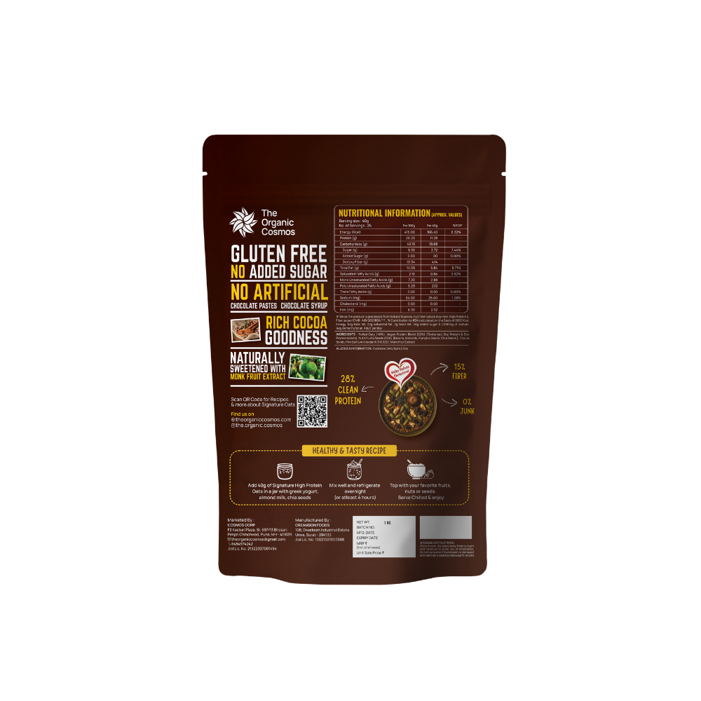 Signature High Protein Oats 1Kg - Image 2